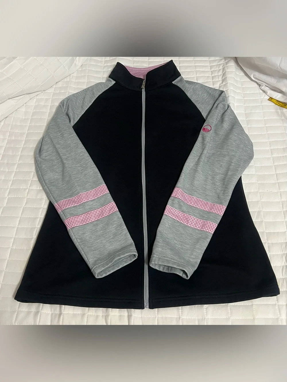 FootJoy Raglan Color-block Full Zip Golf Jacket Size Med
